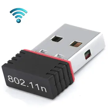 150Mbps USB Wifi-Adapter Mini Nettverk Dongle For Windows-MAC-Linux-802.11 n-Datamaskin-Nettverk Kortet Mottaker Transportskip