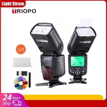TRIOPO TR-988 TTL HSS High Speed Sync Kameraet Speedlite-Blits for Canon og Nikon 6D 60D 550D 600D D800 D700 Digital SLR-Kamera
