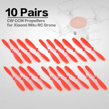 10 Par CW CCW Propeller Mini Rekvisitter Bladene av Reservedeler og Tilbehør for Xiaomi Mitu RC FPV-Drone Quadcopter UVA-Fly