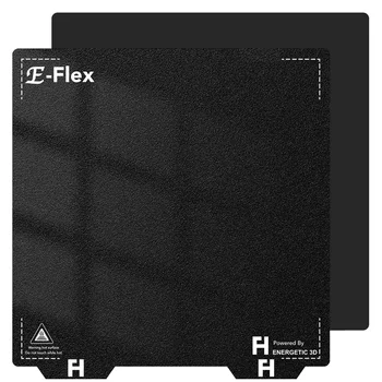 ENETGETIC PEI Ark 330x330mm Dobbeltrom Side Strukturert PEI Pro Magnetiske Fleksibelt Stål Oppvarmet Seng for TronXY X3S, TronXY X5S,A30