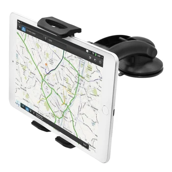 360° Roterende Bil Nettbrettet Holder Stand For iPad med 9.7 11 12.9 tommers Bil Frontruten Dashboard Mount Holder For Samsung Tablet Xiaomi
