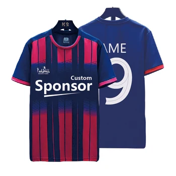 A. dmire Tilpasset Fotball t-skjorte Trening DIY Retro Klassiske Voksne Barn Kit Fans Og Spillere Versjon Fotball Klubb Team Uniform Dress