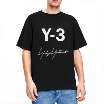 Menn Kvinner T-Skjorte Yohji Yamamoto Tilbehør Vintage Bomullsdyner / - Kortermet T-Skjorte Med Rund Hals Klær Nye Ankomst