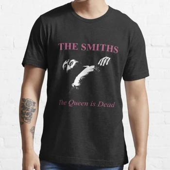 The Smiths Dronningen Er Død T-Skjorte på 1980-tallet, Indie Morrissey Homme Svart T-skjorte Menn Kvinner Sommer-T-Skjorte Topper Camisetas