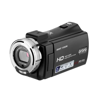 V12 Digital Video Kamera 1080P 20MP HD-Infrarødt nattsyn 16X Zoom Bærbar Videokamera 3 Tommers Skjerm Video Videokamera