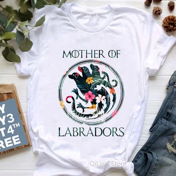 Jeg Elsker Min Lab Bokstaven Skrive Ut Grafiske Tees Kvinner Labrador Retrievere Hund Mor/Kjæreste Mothers Day Gave Femme Hvit T-Skjorte Sommer Toppen