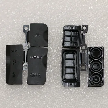 Nye utvide & flash & MIC & remote NIC& USB-AV-og HDMI-grensesnitt rubbe lokket deler For Canon EOS 1DX 1D-X SLR