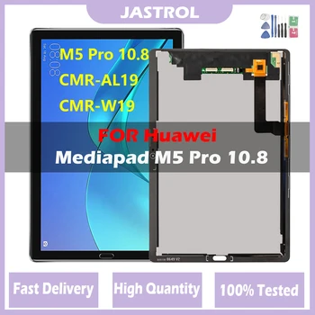 LCD-Skjerm For Huawei MediaPad M5 Pro 10.8 CMR-AL19 CMR-W19 LCD-Skjerm med Berøringsskjerm Fingerprint Panel Montering Erstatning