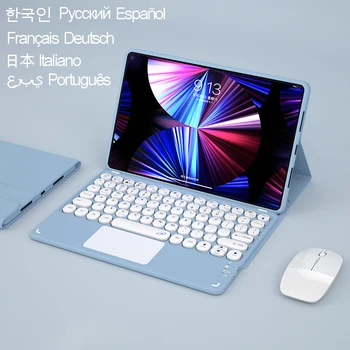 Touchpad Keyboard Case for Xiaomi Mi Pad 5 2021 Magnetisk Tavle-Tastatur med Mus for Xiaomi Mipad 5 PU-Skinn Smart Cover