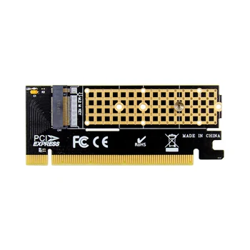 X16 M. 2 NVMe SSD med PCIE 3.0 X16-Adapter M-Tasten interface Card-Støtte, PCI Express 3.0 x4 2230-2280 Størrelse m.2 FULL FART