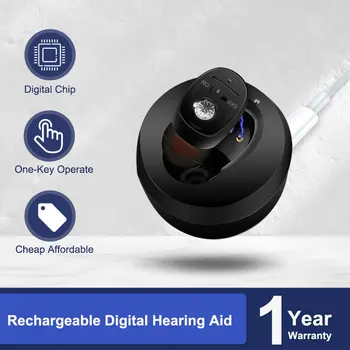 høreapparater oppladbare 2023 Usynlig Digital Lyd Forsterker for Døvhet Trådløse Høreapparater audifonos para sordera ørepropper