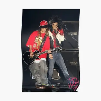 Tokio Hotel Group Musikk Med Sjangere Plakat Hjem Art Mural Dekorasjon Ut Å Male Klassisk Innredning Morsomme Rom Vegg Ingen Ramme