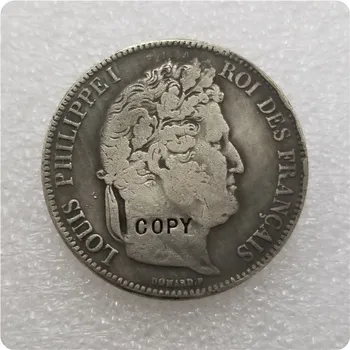 1839-W Frankrike 5 Franc kopi mynter minnemynter-kopi mynter medalje samleobjekter mynter merke