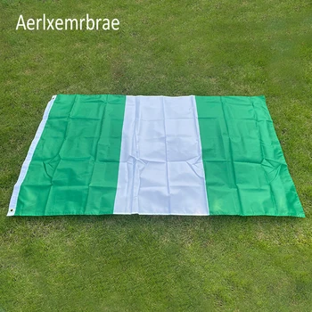 aerlxemrbrae flagg Store Nigeria Flagg 90*150cm emblem av Rådet av Nigeria Flagg