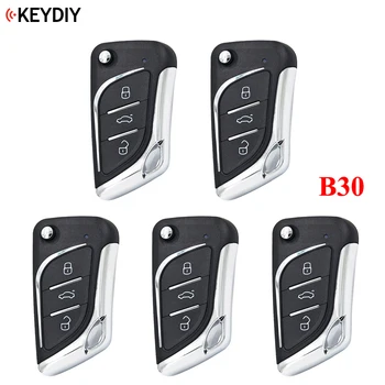 KEYDIY 5 STK, 3 Knapper Universal B30 K Stil Fjernkontroll Nøkkel B-Serien for KD-X2 KD900 MINIKD,URG200-Tasten Maskin