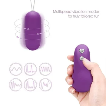Trådløs Fjernkontroll Vibrator Hoppe Egg Bullet Multi-Speed Klitoris Massasjeapparat Juguetes Para sexleketøy for kvinner sex maskin