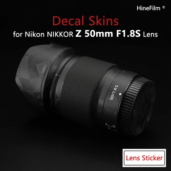 NiKKOR-Z 50 1.8 S Objektiv Premium-Merket Hudens Beskyttende Deksel Film for Nikon Z 50mm f/1.8 S Objektiv Protector Anti-Scratch Klistremerke