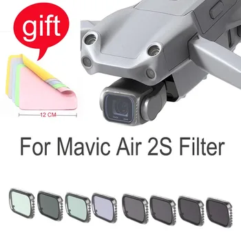 For DJI Mavic Air 2S Combo Filter Drone UV/CPL/ND4/8/16/32/64/1000 PL Sett Nøytral Tetthet Polar Filtre Kit Kamera Tilbehør